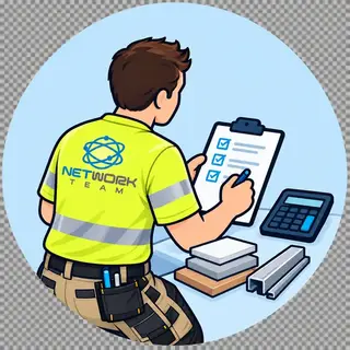 Technik przygotowuje zakres prac i wycenę instalacji